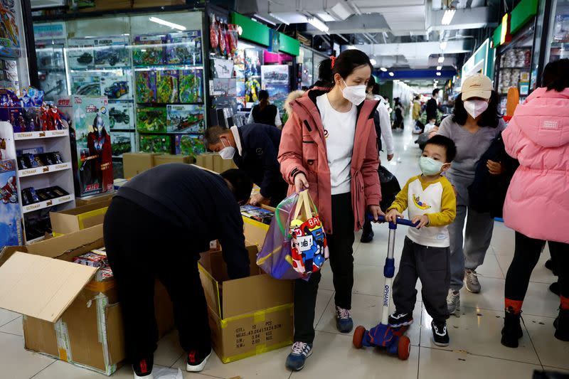 Data from a private sector survey by Caixin S&P Global on Friday showed the economy is bouncing back to normal after Covid restrictions were dropped two months ago.