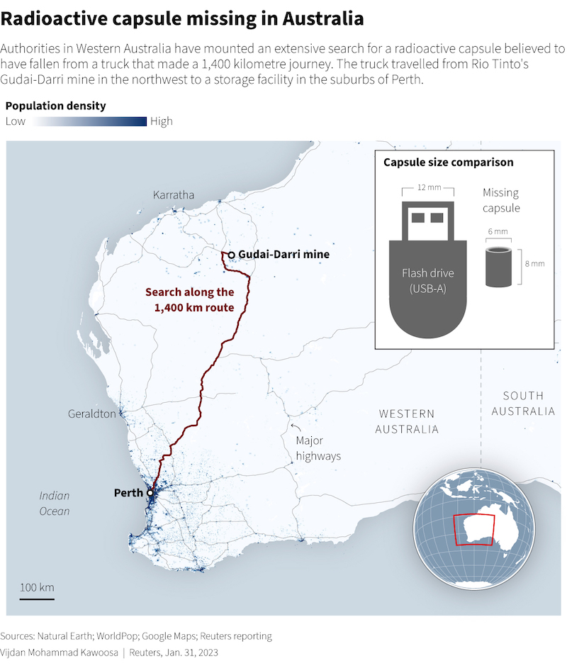 Tiny Radioactive Capsule Found in Outback Australia – ABC