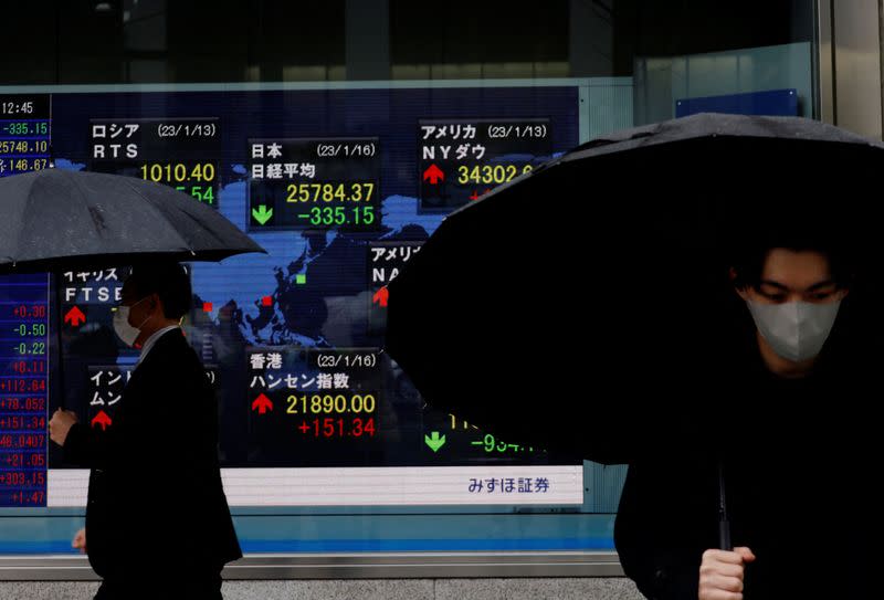 Stocks Down All Across Asia, Dollar Near Six-Week Highs