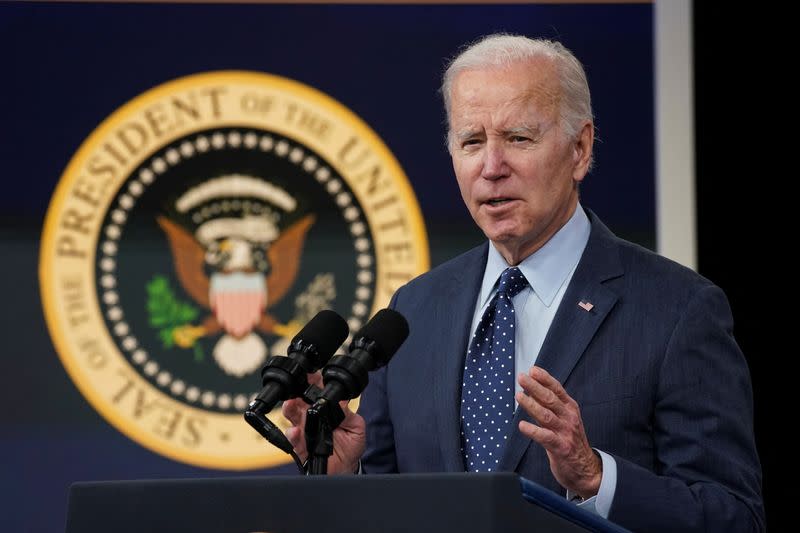 US President Joe Biden at the White House