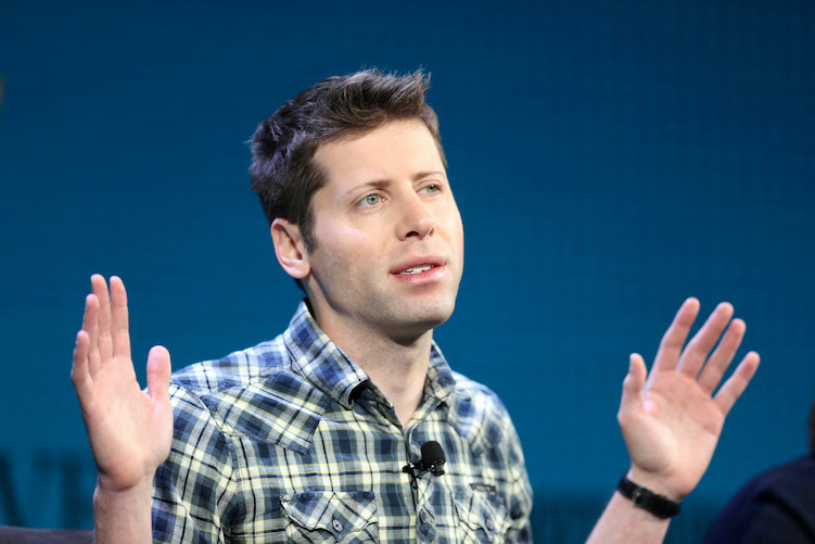 Sam Altman speaks at the Wall Street Journal Digital Conference in Laguna Beach