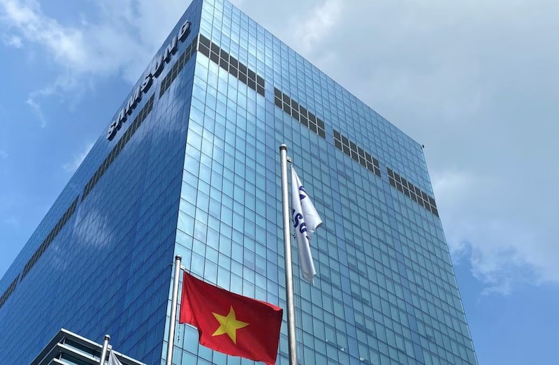 Samsung centre building is seen in Hanoi Vietnam May 29, 2023. REUTERS/Francesco Guarascio