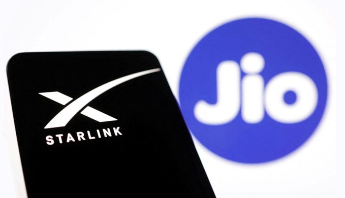 Starlink and Jio logos