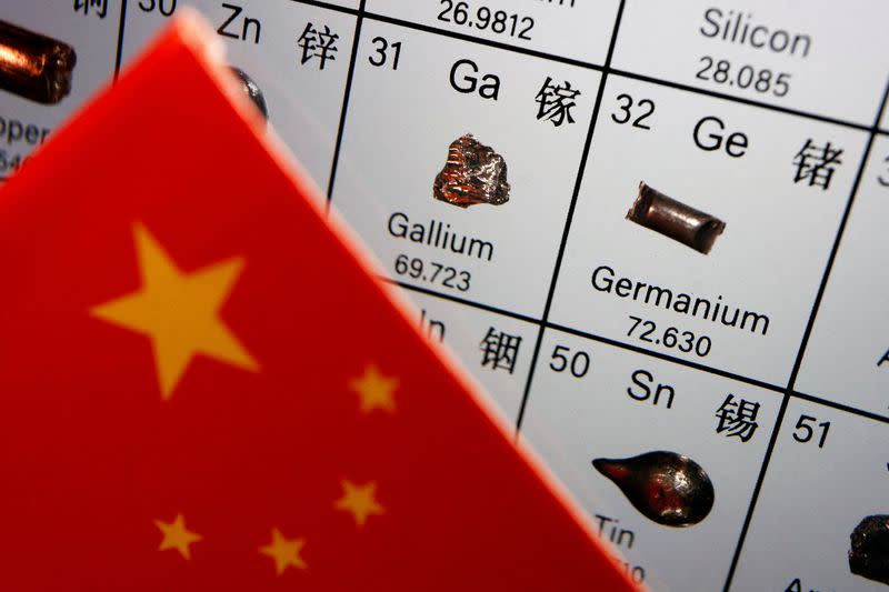 China exported no gallium or germanium in August, customs data showed this week.