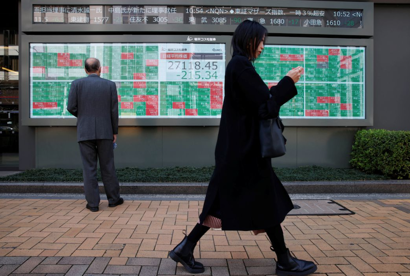 Nikkei Nears Record Peak, Calm in Asia Before US Inflation Data