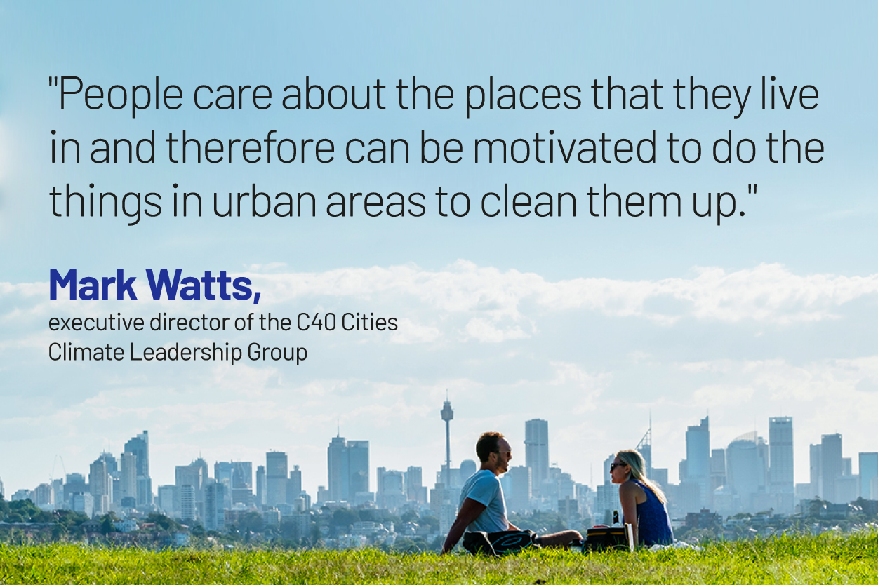 C40 cities Mark Watts quote for Cop28