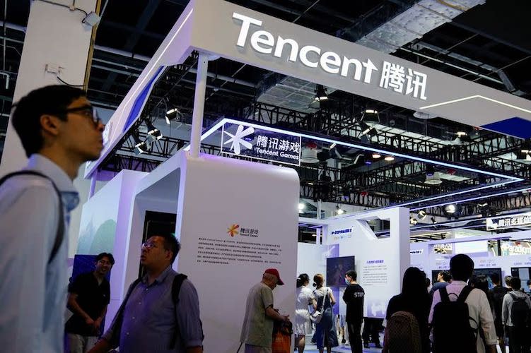 Tencent Leads China Shares up as Gaming Body Drops New Rules