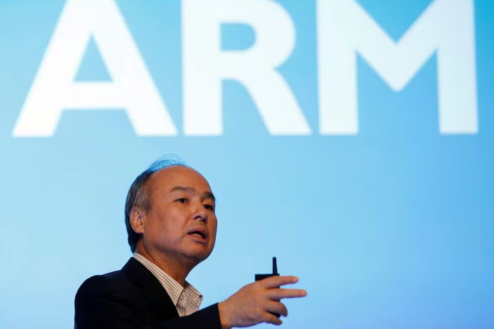 SoftBank Group Chairman and CEO Masayoshi Son speaks during an earnings briefing in Tokyo, Japan in 2016