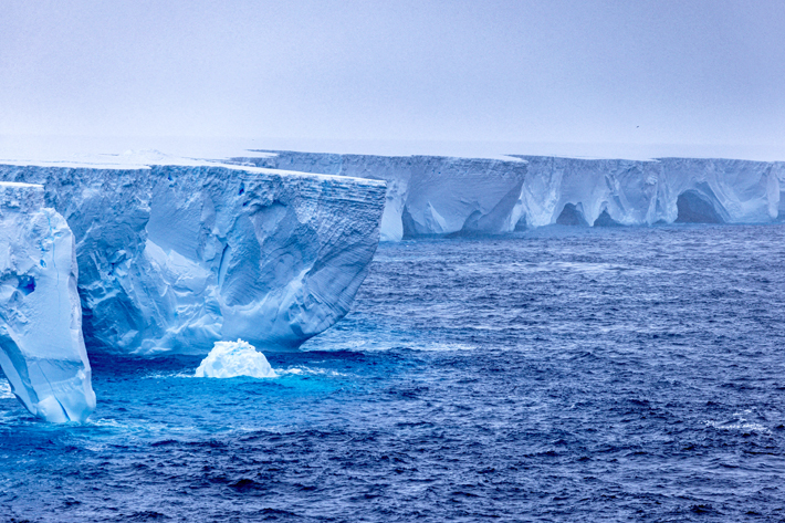 The world's largest iceberg, named A23a, is seen in Antarctica